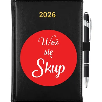 Kalendář Knižkový kalendář 2026 A5 černý