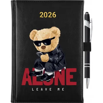 Kalendář Knižkový kalendář 2026 A5 černý