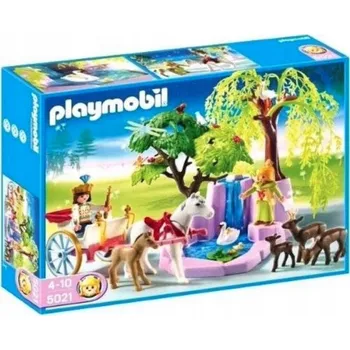 Stavebnice Playmobil Stavebnice Playmobil 5021 Princezna a Princ s Kočárem 63 dílů