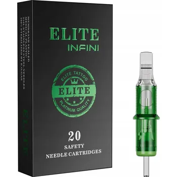 Tetovací jehla CARTRIDGE ELITE INFINI 15MG | 0,35 mm | LT | Krabička 20 ks | Jehla | Tetování