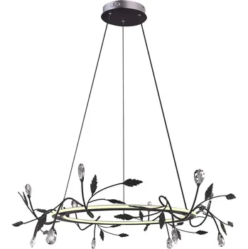 Závěsné LED svítidlo Giaros 65 černé moderní nad jídelní stůl a do obýváku CANDELLUX