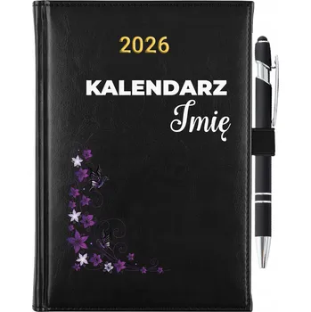 Kalendář Knižkový kalendář 2026 A5 černý