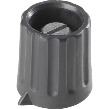 Knoflík otočný knoflík černá (matná) (Ø x v) 34 mm x 18.5 mm 1 ks