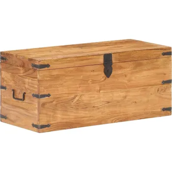 Úložný box zahrada-XL Truhla 90 x 40 x 40 cm masivní akáciové dřevo 289641