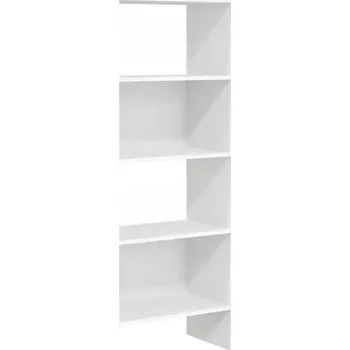 Knihovna Knihovna bílá 60x35x180 cm