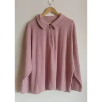 Dámský svetr Růžový svetr Tu s límečkem