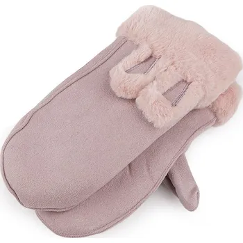Rukavice Dětské rukavice palčáky zateplené - 1 starorůžová
