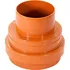 Kanalizační potrubí OSMA KGUS přechodka kamenina/PVC DN160 oranžová