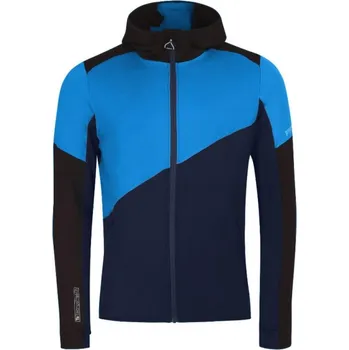 Běžecké oblečení Mikina pánská Progress TERRITORY HOODY černá/modrá M