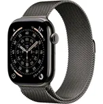 Apple Watch Series 11 42mm Titan Cellular, Přírodní, Milánský tah