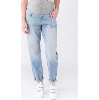 Těhotenské džíny Norah Boyfriend – světle modré, bavlna Velikost: 30