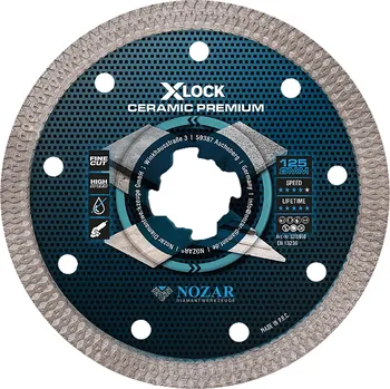 Řezný kotouč Nozar Řezný kotouč Ceramic Premium, ø 125 × 1,4 mm, 12250 ot./min. 6680024
