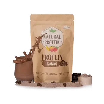 Protein NATURALPROTEIN Bezlaktózový přírodní proteinový nápoj s pravým BIO holandským kakaem
