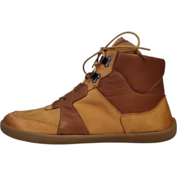 Dámská zimní obuv beBare pánská kotníková barefoot obuv BERGEN 26015 hnědá Filtr velikosti obuvi: 46