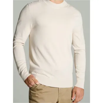 Pánský svetr Sinsay - Viskózový rolák v basic stylu - béžová - 791FZ-08X - 791FZ-08X-M