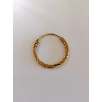 Náušnice Zlatý kroužek, 1ks