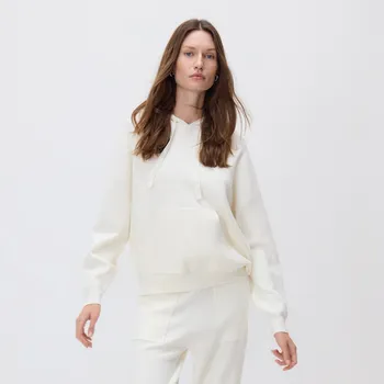 Dámský svetr Reserved - Svetr s viskózou - krémová - 027GH-01X - 027GH-01X-XL