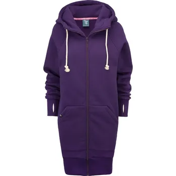 Dámská mikina DeepTrip Mikina Purple Zip Velikost: S/M