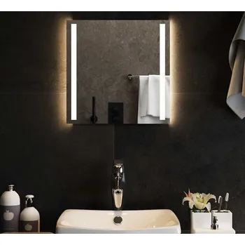 Zrcadlo vidaXL Koupelnové zrcadlo s LED osvětlením 40x40 cm [151738]
