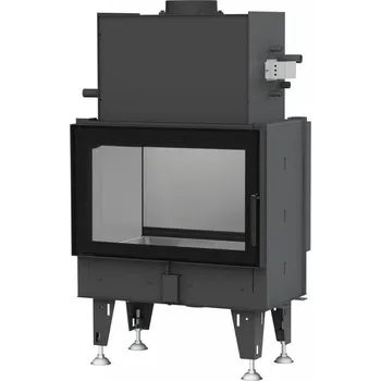 Krbová kamna BEF HOME TWIN 8 N AQUATIC II krbová vložka 14,5kW, s výměníkem, černá - doprava zdarma