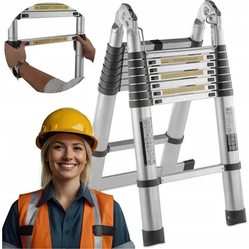 Žebřík Žebřík StandHeiz z hliníku 14 až 150 kg