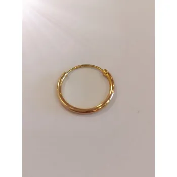 Náušnice Zlatý kroužek, 1ks