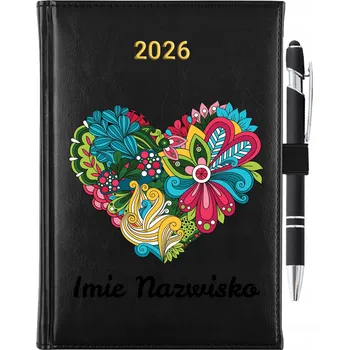 Kalendář Knižkový kalendář 2026 A5 černý