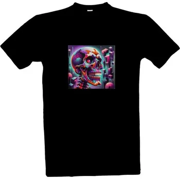 Pánská móda Tričko s potiskem Lebka barevná pánské