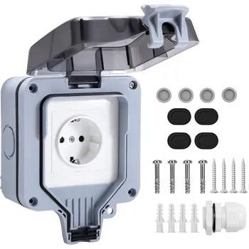 Elektrická zásuvka Zásuvka TLA0344STV1*SN šedá