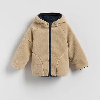 Chlapecká bunda Reserved - Oboustranná bunda - tmavomodrá - 828GM-59X - 828GM-59X-98