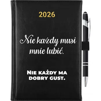 Kalendář Knižkový kalendář 2026 A5 černý