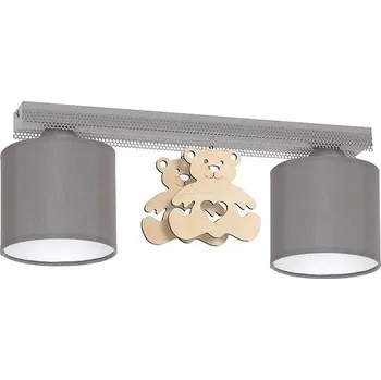 Žárovka Dětské stropní svítidlo BEAR 2xE27/60W/230V