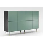 Maridex Komoda s drážkovanými čely Imperial I08 maride Maridex barevné provedení Imperial: černá drážkovaná