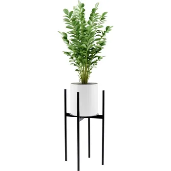 Věšák Stojan na kvety TORRE černý 70 cm