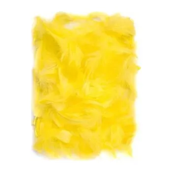 Set školních potřeb Piórka żółte 5-12cm 10g