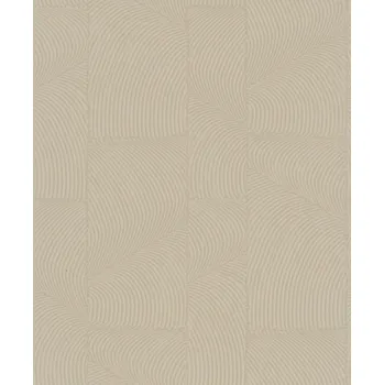 Tapeta Vliesová tapeta na zeď, hnědo-béžová, grafický 3D vzor, 34644, Terra, Marburg