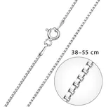 Stříbrný řetízek "KOSTKA" 30014 Vyberte délku řetízku: 45 cm