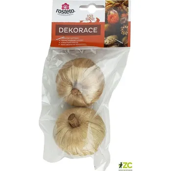Vánoční dekorace Dekorace - Jute Apple 6 cm - 2 ks