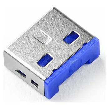 USB hub Smartkeeper Basic USB-A Port Blocker dunkelblau 6 Stk.+Key