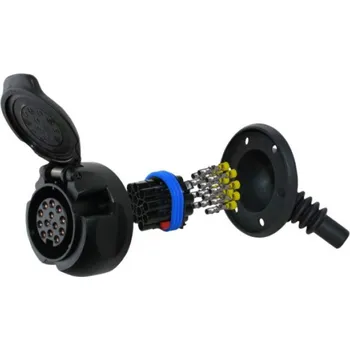 Tažné zařízení Zásuvka 13pin (DIN), 100% vodotěsná, Erich Jaeger