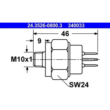 Spínač brzdového světla ATE 24.3526-0800.3