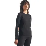 Dámské merino tričko s dlouhým rukávem ICEBREAKER Wmns 200 Oasis LS Crewe, Black velikost: XS