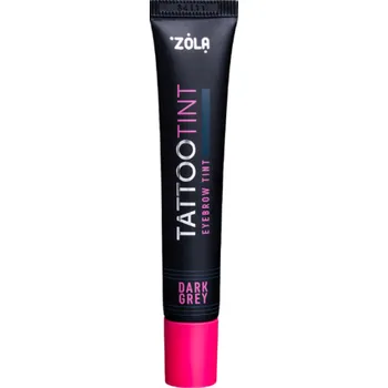 Barva na řasy a obočí ZOLA TATTOO TINT 15 ml Dark Grey