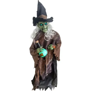 Party dekorace Halloween tančící čarodějnice, 90 cm