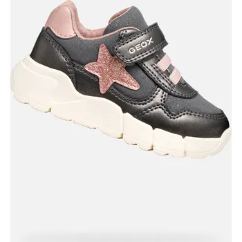Dívčí tenisky Dívky první kroky Geox Flexyper Šedá - Holky GEOX bílá | šedá | růžová 3424216