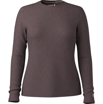 Dámské tričko Smartwool Thermal Merino Rib Crew W mink violet heather L