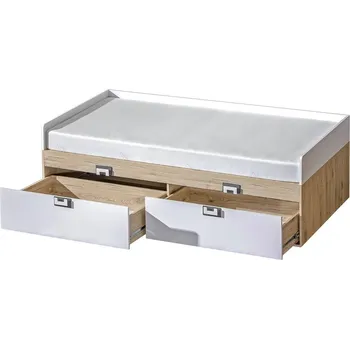 Dětská postel Max-i Dětská postel NIKOLAS dub jasný / šedá | 200x90