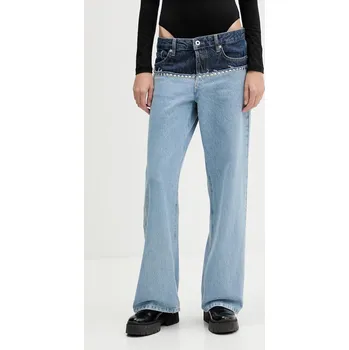Dámské džíny Džíny Karl Lagerfeld Jeans dámské, medium waist, A4W10046 modrá 55J, vel. 26/30