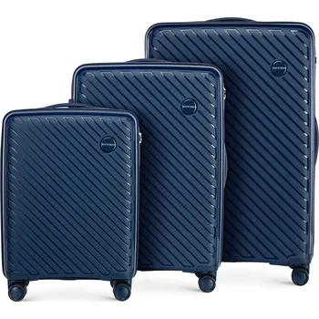 Sada polypropylenových modrých kufrů | WITTCHEN | 56-3T-20S-90