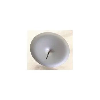 Vánoční dekorace Bodec na svíčku 5 cm střední, Stříbrný matný ( S145 )